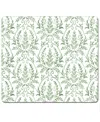Counterart Fern Fronds Hardboard Cork Placemats 15"x 11", Set Of 4 In Multi