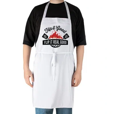 Counterart Flip It Real Good Kitchen Chef Apron In Black;white;red