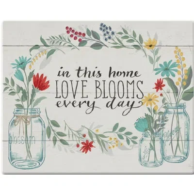 Counterart Glass Blooming Thoughts Cutting Board
