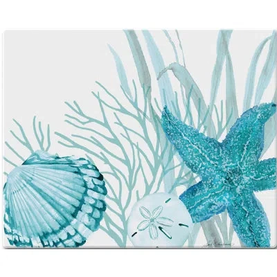 Counterart Glass Coral Life Glass Cutting Board