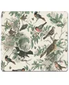 Counterart Honeybloom Birds Hardboard Cork Placemats 15"x 11", Set Of 4 In Multi