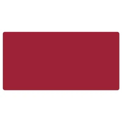 Counterart Large Waterproof Desk Protector Mat 32" X 16" In Red