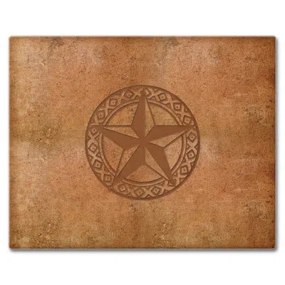 Counterart Leather Lonestar 3mm Tempered Glass Cutting Board 15" X 12"