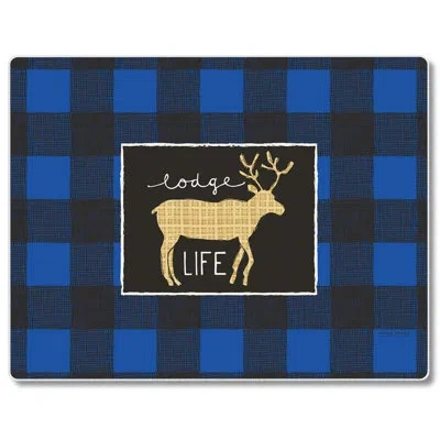 Counterart Lodge Life 3mm Tempered Glass Cutting Board 10" X 8"