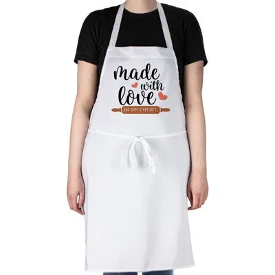 Counterart Made With Love Kitchen Chef Apron In Black;brown;white;red