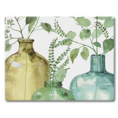 Counterart Tempered Glass Greenery Saver Cutting Board