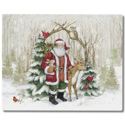 Counterart Winter Forest Tempered Glass Cutting Board