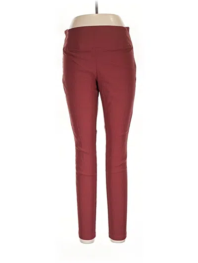 Pre-owned Counterparts Active Pants In Burgundy