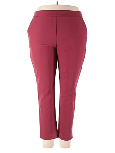 Pre-owned Counterparts Active Pants In Burgundy