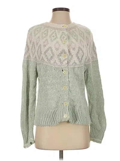 Pre-owned Counterparts Cardigan Sweater In Green