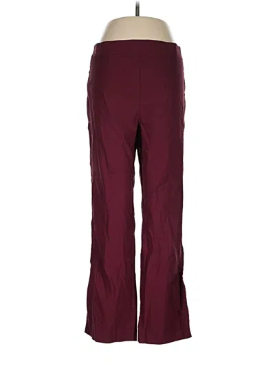 Pre-owned Counterparts Casual Pants In Burgundy