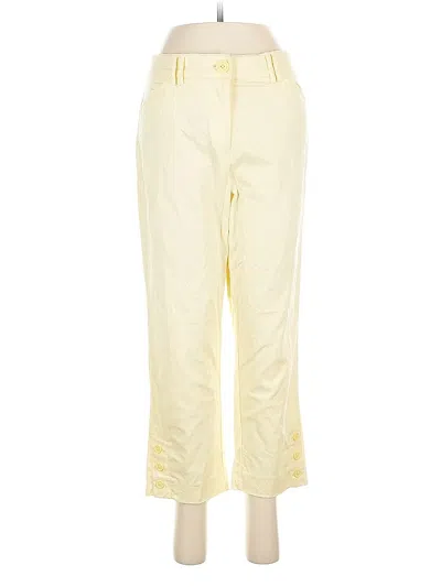 Pre-owned Counterparts Casual Pants In Yellow