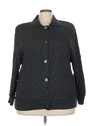 Pre-owned Counterparts Long Sleeve Blouse In Black