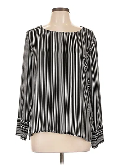 Pre-owned Counterparts Long Sleeve Blouse In Gray