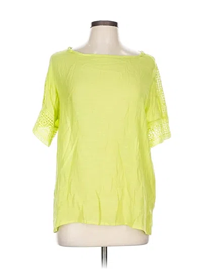 Pre-owned Counterparts Short Sleeve Top Green Boatneck Tops