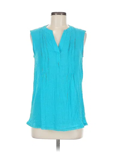 Pre-owned Counterparts Sleeveless Blouse In Blue