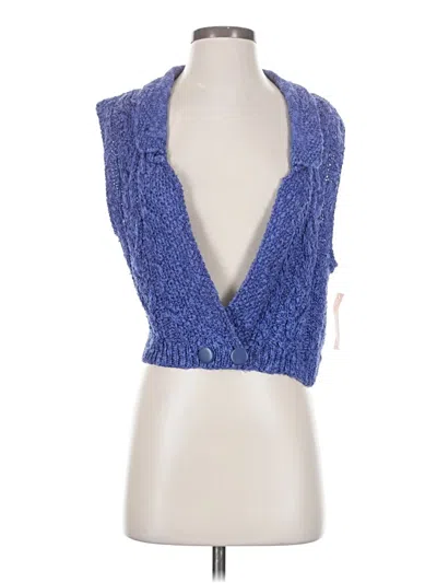 Pre-owned Counterparts Sweater Vest In Purple