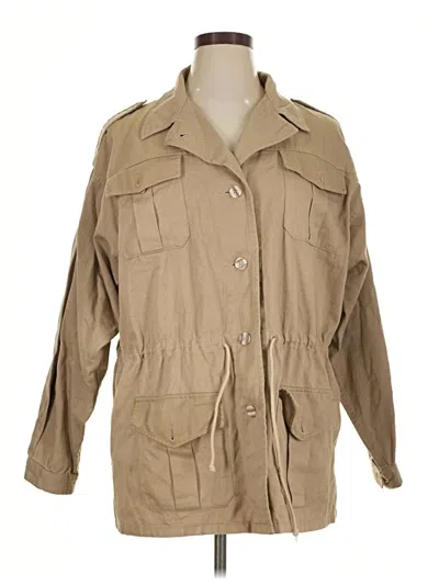Pre-owned Counterparts Trenchcoat In Tan