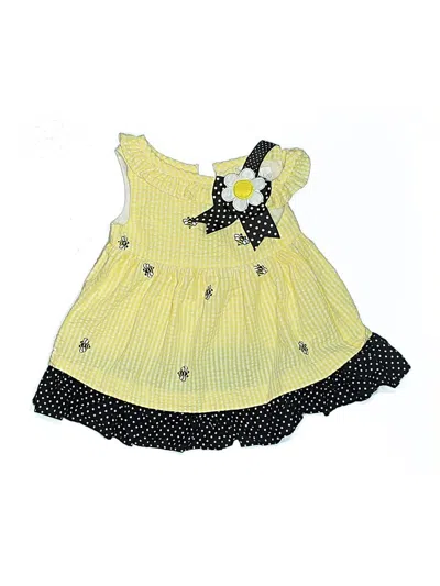 Pre-owned Counting Daisies Babies' Dress In Yellow