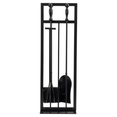 Country Living Pinecrest Black Fireplace Tool Set