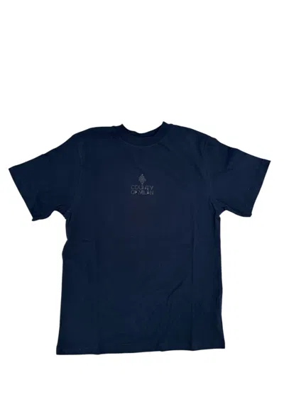 Country Of Milan T-shirt Half Sleeve Woman  Logo Sequins In Black