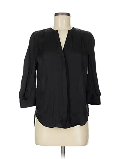 Pre-owned Country Road 3/4 Sleeve Blouse In Black