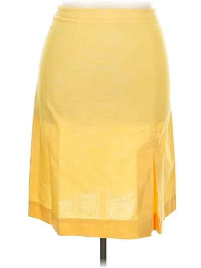 Pre-owned Country Road Casual Skirt In Yellow