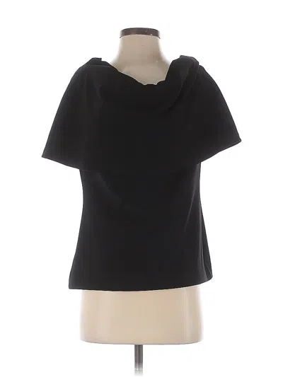 Pre-owned Country Road Short Sleeve Top Black Cowl Neck Tops