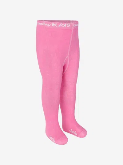Country Tights Kids' Girls Sugar Finest Cotton Tights 12 - 15 Yrs Pink