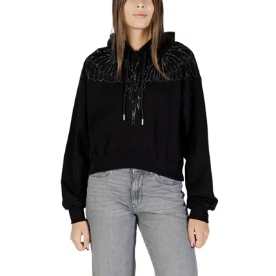 County Of Milan Black Cotton Hoodie
