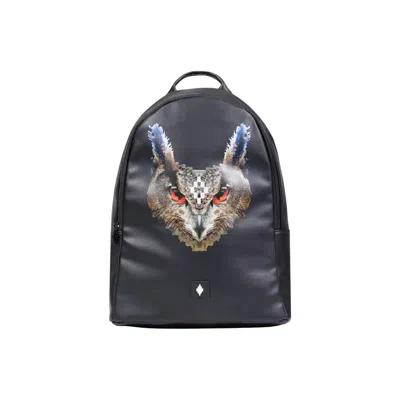 County Of Milan Black Polyethylene Backpack