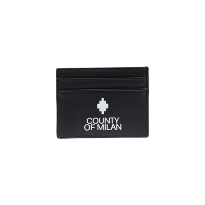 County Of Milan Black Polyethylene Cardholder