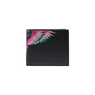 County Of Milan Black Polyethylene Wallet