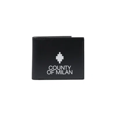 County Of Milan Black Polyethylene Wallet