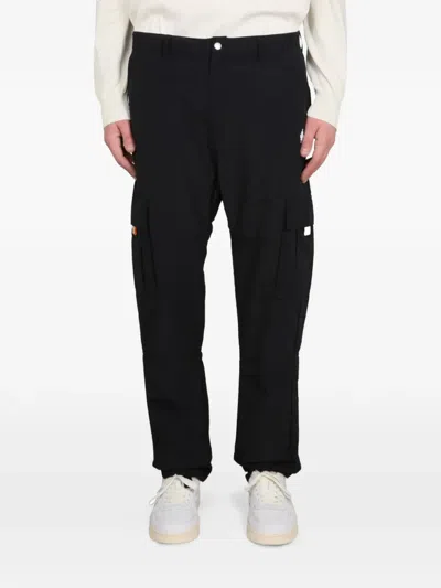 County Of Milan Cargo Cross Trousers In Black