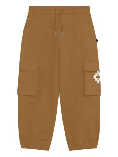 County Of Milan Kids' Cargo Trousers In Brown