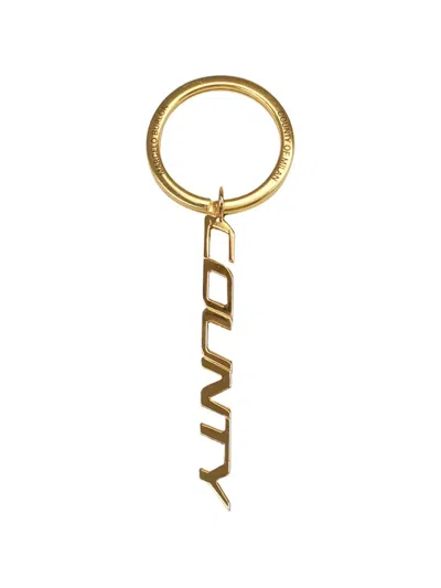 County Of Milan County Logo-pendant Keychain In Gold