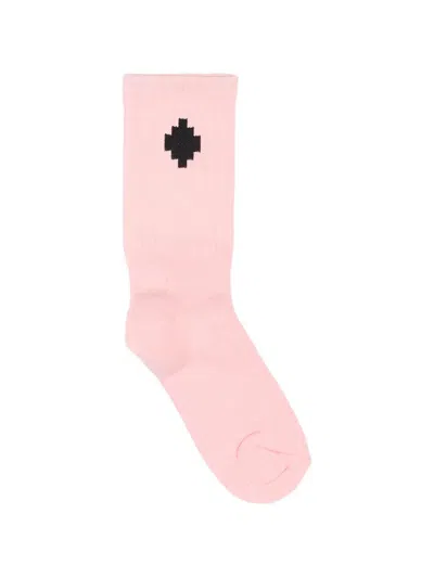 County Of Milan Kids' Cross-logo Socks In Animal Print