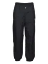 County Of Milan Drawstring Logo Track Pants In Black