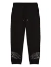 County Of Milan Drawstring-waist Track Pants In Black