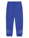 County Of Milan Drawstring-waist Track Pants In Blue