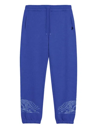 County Of Milan Drawstring-waist Track Pants In Blue
