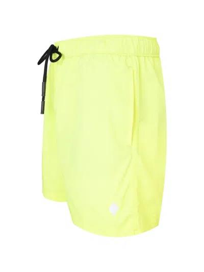 County Of Milan Drawstring-waist Logo-embroidered Shorts In Burgundy