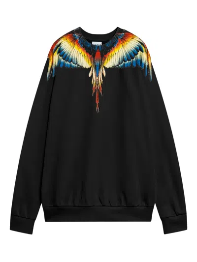County Of Milan Graphic-print Sweatshirt In Black