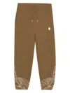 County Of Milan Graphic-print Track Pants In Brown