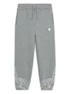 County Of Milan Graphic-print Track Pants In Gray