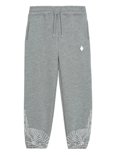 County Of Milan Kids' Graphic-print Track Pants In Gray