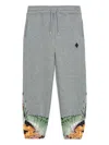 County Of Milan Graphic-print Track Pants In Gray