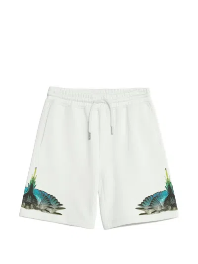 County Of Milan Kids' Graphic-print Shorts In White