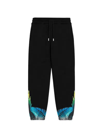 County Of Milan Kids' Graphic-print Track Pant In Black